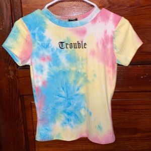 Tie die Trouble Shirt Rue21